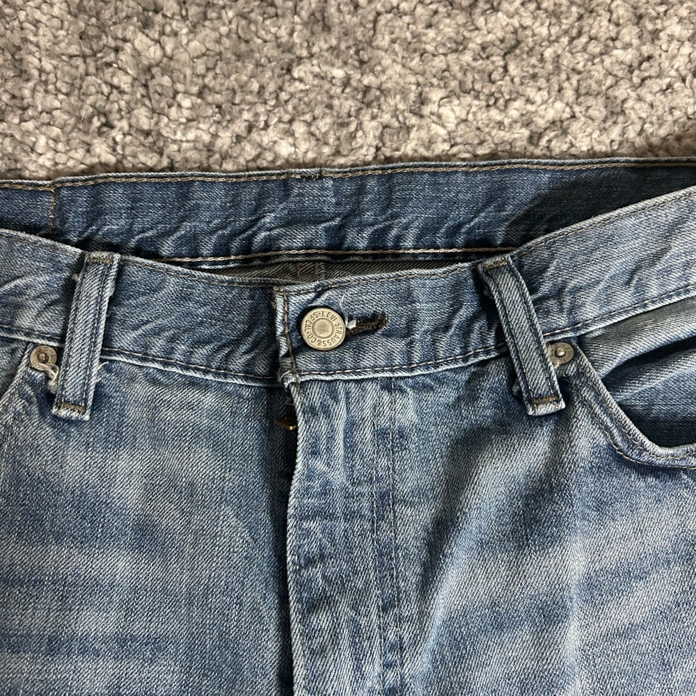Levi's 514 Men's Straight Jeans in Faded Blue Size 36 x 30 - Picture 6 of 10